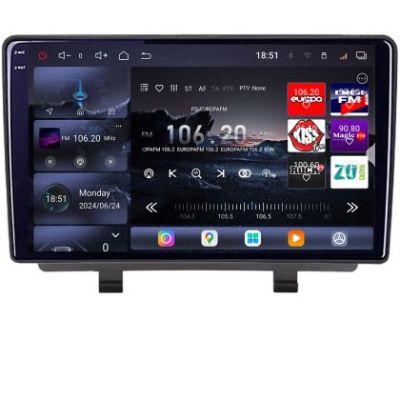 Navigatie Opel Zafira C 2011-2019 Qled 2K Octa Core 16+512 LTE 4G DSP Wifi 5Ghz android auto carplay radio gps internet KIT-zafira-c+EDT-E809-2K