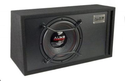 Subwoofer pasiv cu incinta, Audio System, 600 W RMS, 1000 W MAX, difuzor 12", bass reflex