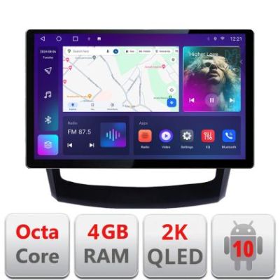 Navigatie Renault Kadjar facelift 2019-2022 Qled 2K Octa Core 4+32 LTE 4G DSP Wifi 5Ghz android auto carplay radio gps internet kit-9030-facelift+EDT-E413-2K+kit-9030-facelift10-9