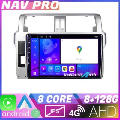 Navigatie Toyota Landcruiser J150 Prado 2014 2017 KIT 065 EDOTEC-LITE Android Ecran 720P Octa Core 8 128 Carplay