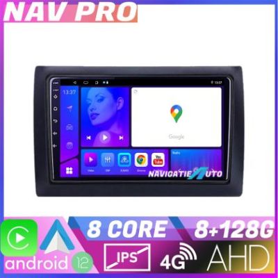 Navigatie Fiat Stilo KIT STILO EDOTEC-LITE Android Ecran 720P Octa Core 8 128 Carplay