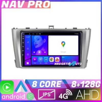Navigatie Toyota Avensis 2009 2015 KIT TY12 EDOTEC-LITE Android Ecran 720P Octa Core 8 128 Carplay
