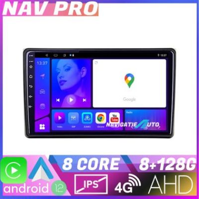 Navigatie Audi A4 B6 Octa Core KIT 050 EDOTEC-LITE Android Ecran 720P Octa Core 8 128 Carplay v1