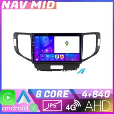 Navigatie Honda Accord 2008 2012 KIT 8951 EDOTEC-LITE Android Ecran 720P Octa Core 4 64 Carplay