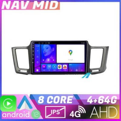 Navigatie Toyota RAV4 KIT 247 EDOTEC-LITE Android Ecran 720P Octa Core 4 64 Carplay
