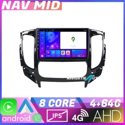 Navigatie Mitsubishi L200 2014 2020 KIT 1094 EDOTEC-LITE Android Ecran 720P Octa Core 4 64 Carplay