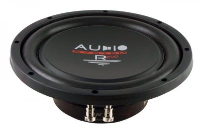 Subwoofer pasiv cu incinta 14L Audio-Systems SUBFRAME R10 FLAT EVO2, 300 watts, 4 ohm, 250 mm, 10", roata de rezerva